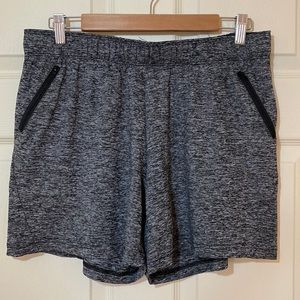 Liberty Pro athletic shorts 5” inseam and zipper pockets